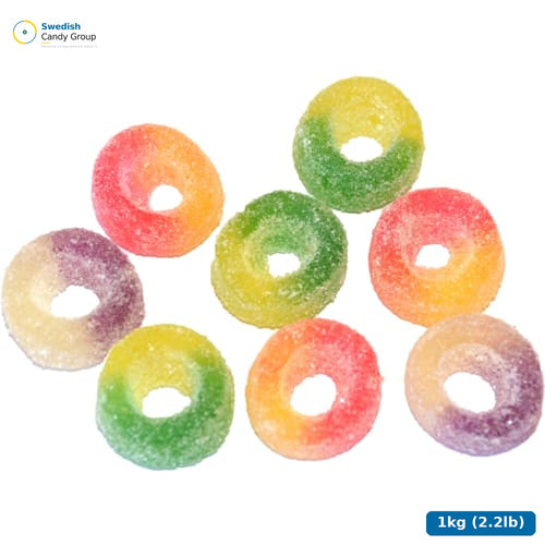 Candinavia Fizzy Rings Jelly — 1kg (2.2lb)