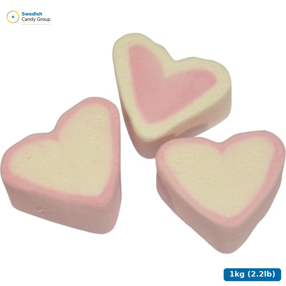 Fini Marshmallow Hearts — 1kg (2.2lb)