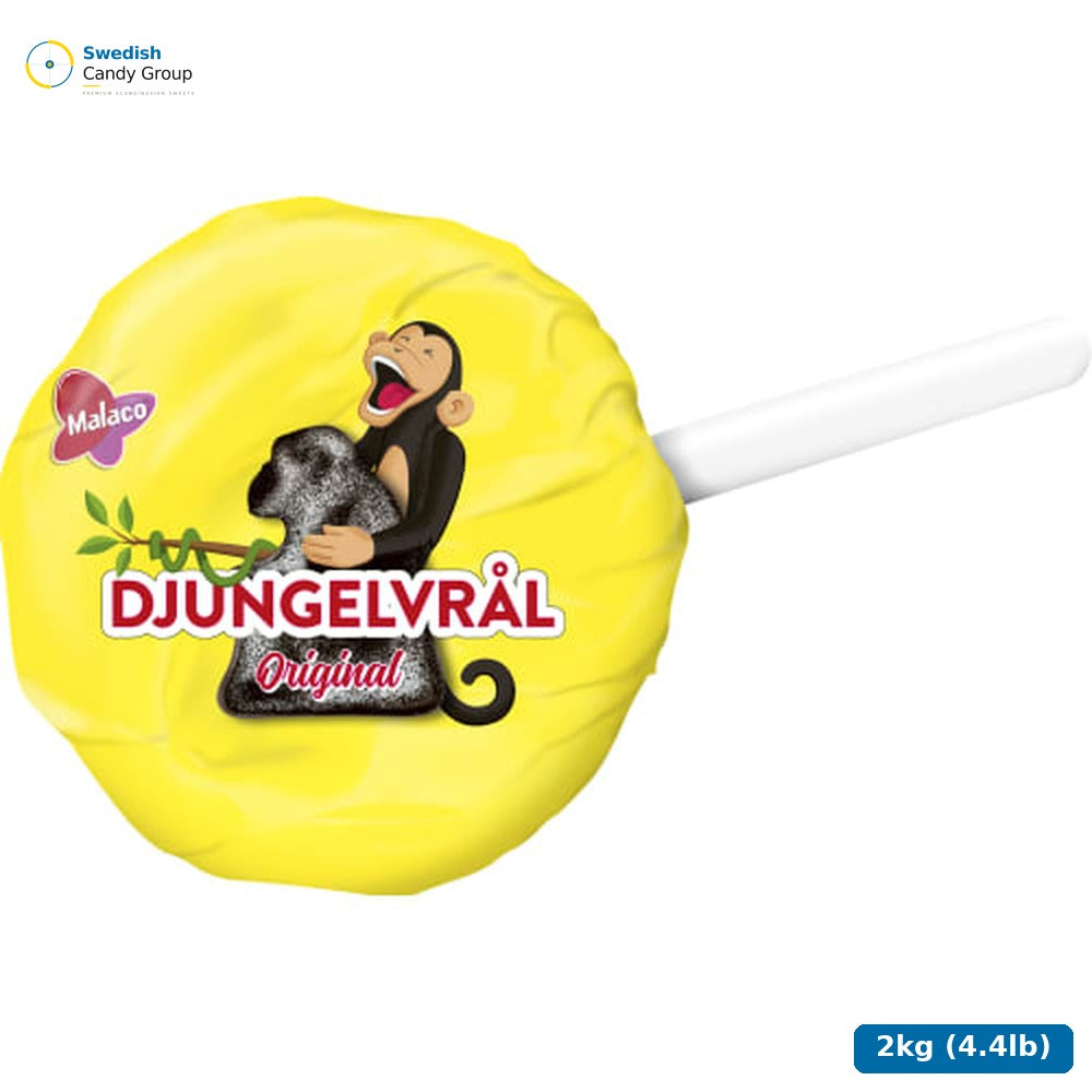 Malaco Djungelvrål Lollipop — 2kg (4.4lb)