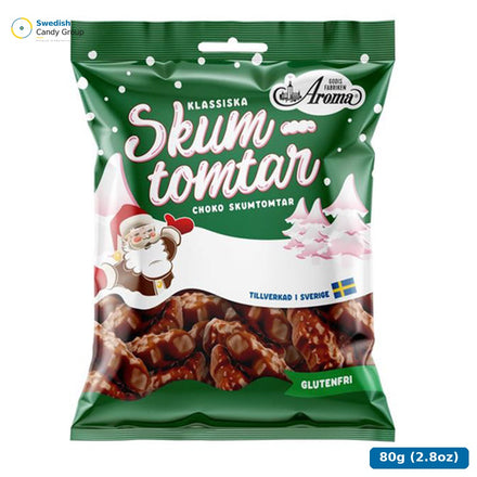 Aroma Skumtomtar Choco80G — 27 påsar