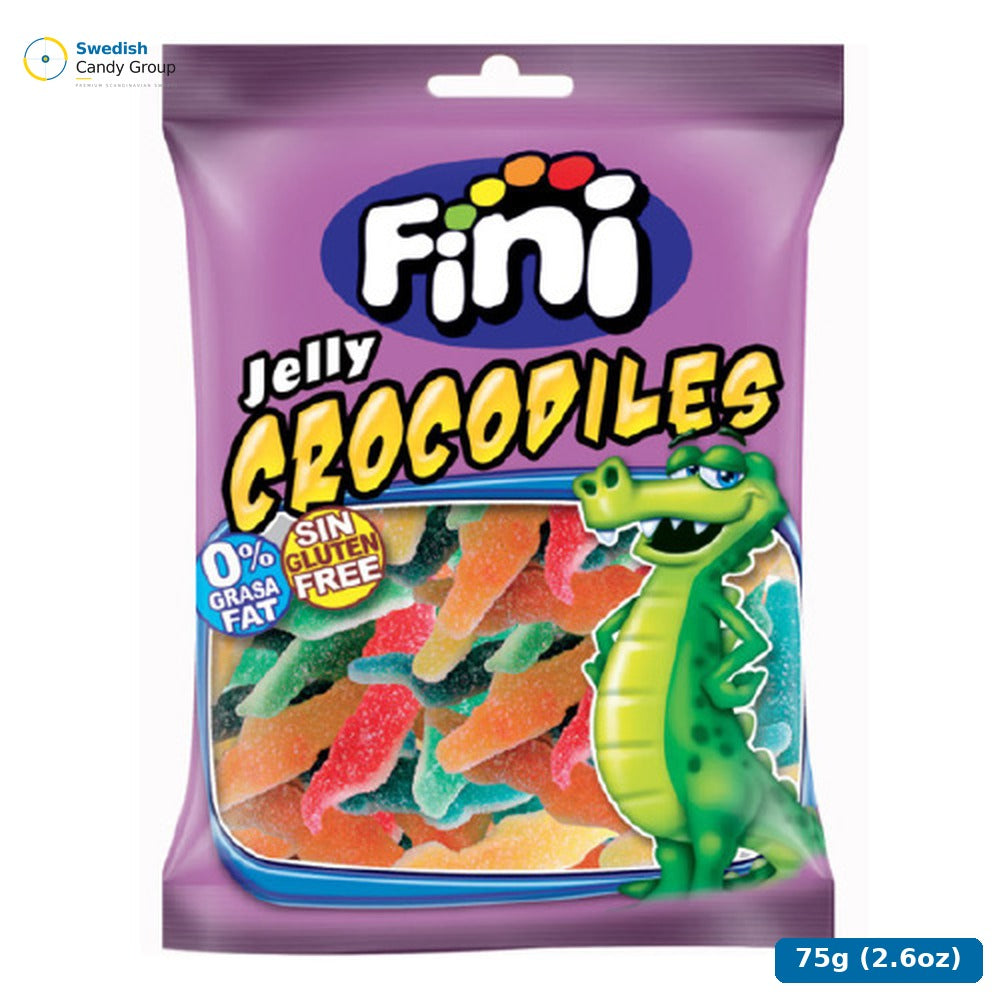 Candinavia Fini Jelly Crocodiles 75G — 24 bags