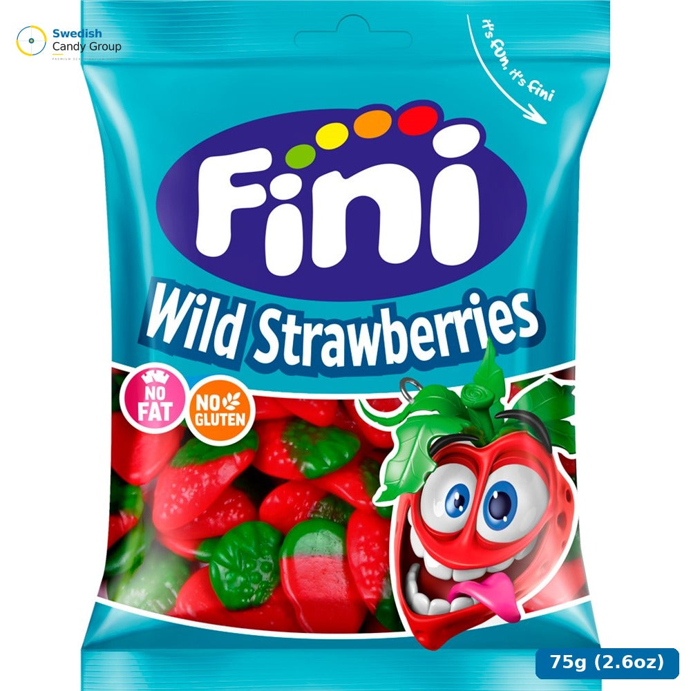 Candinavia Fini Wild Strawberries 75G — 24 bags