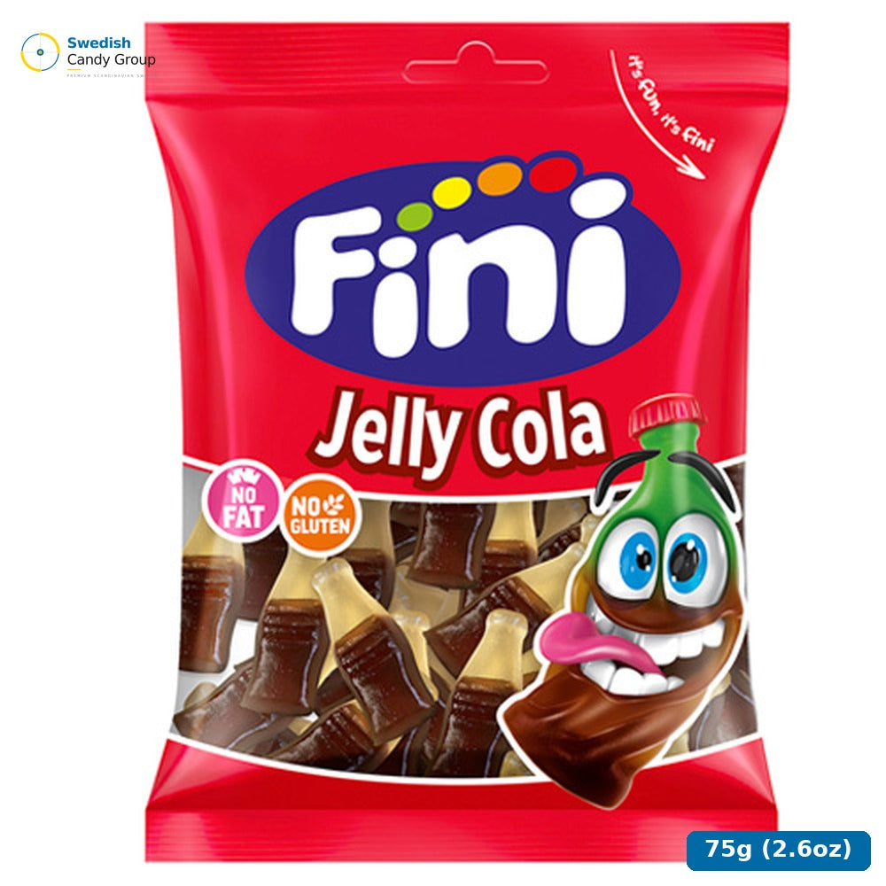 Candinavia Fini Cola Bottles 75G — 24 bags