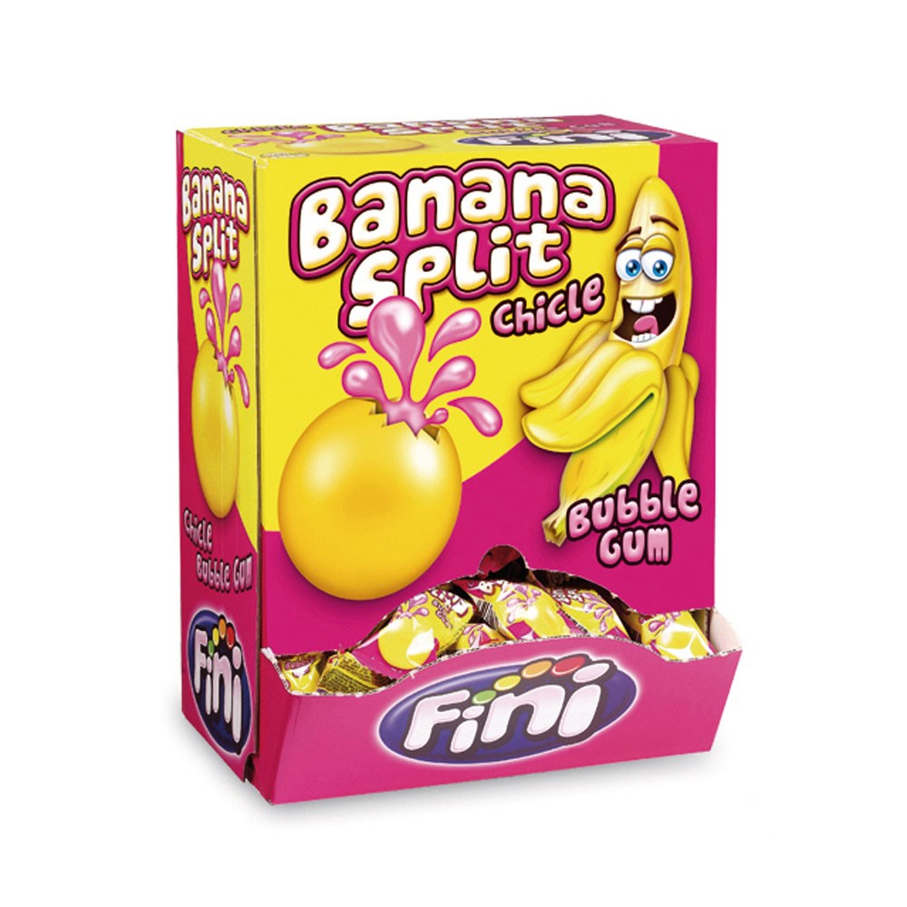 Candinavia Banana Split Bubble Gum - 200 pcs