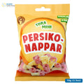 Candy People Sura Mini Persikonappar 70G — 18 bags
