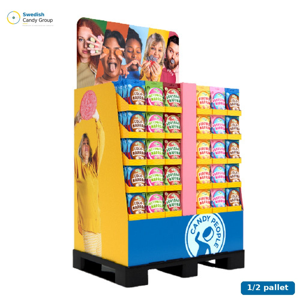 Candy People Mini Nappar Mix 1/2-Pall — 900 bags