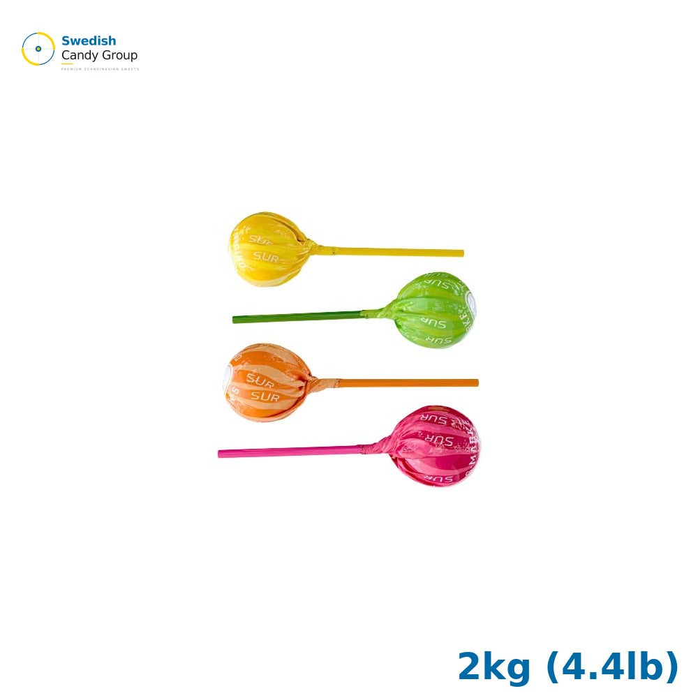 Candy People S-Mark Sour Lollipops 2kg (4.4lb)