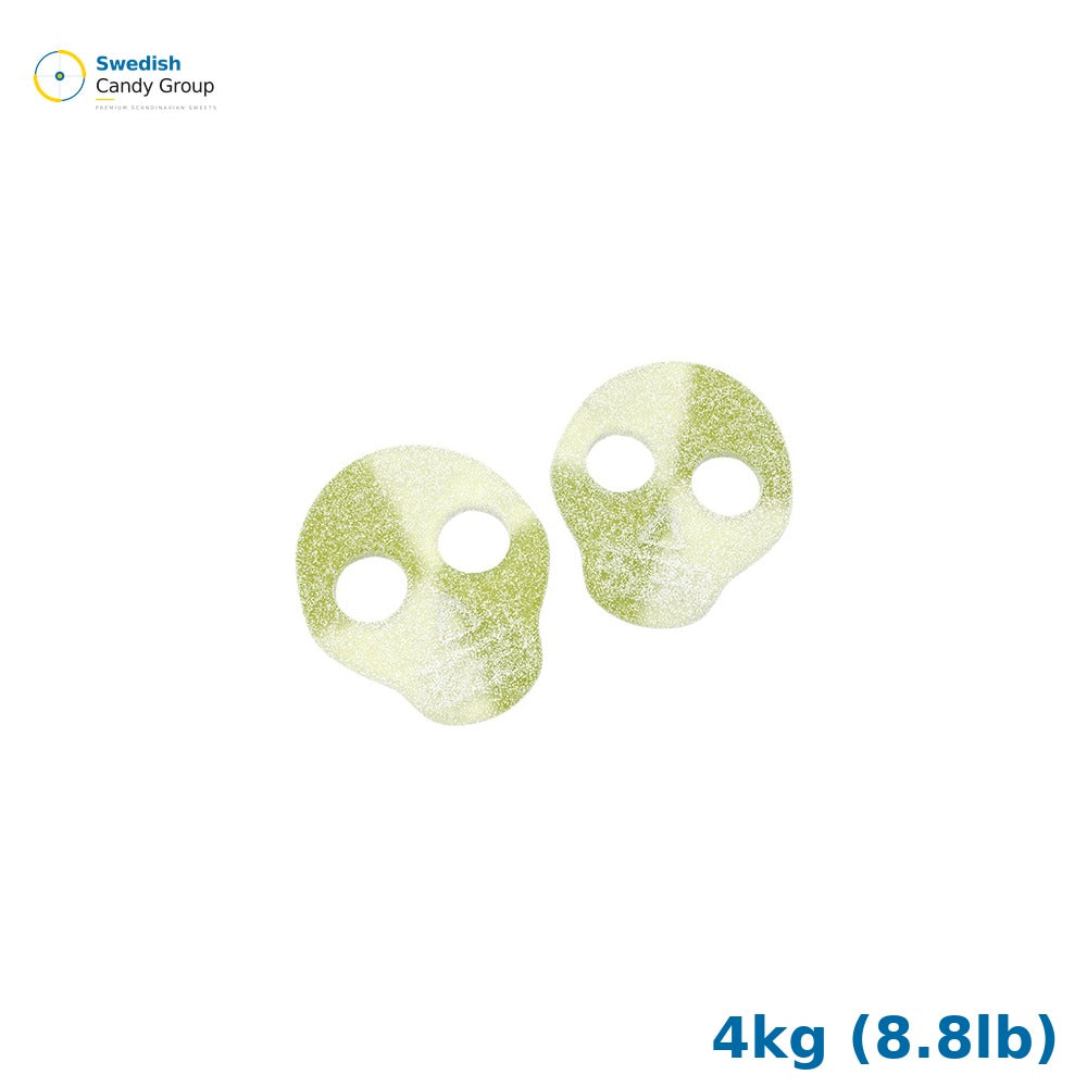 Candy People Sour Apple Skulls 4kg (8.8lb)