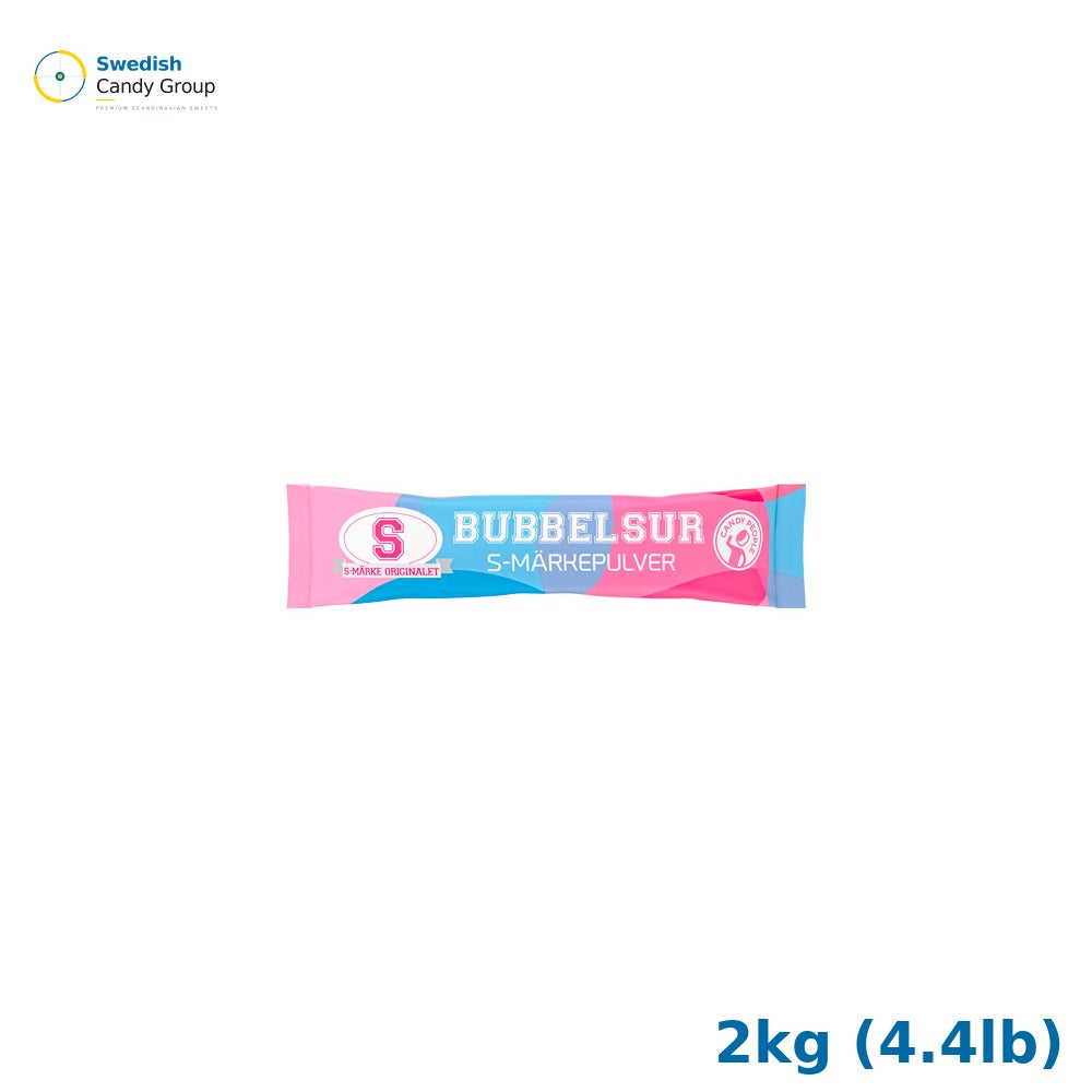 Candy People S-Mark Pulver BUBBELSour — 2kg (4.4lb)