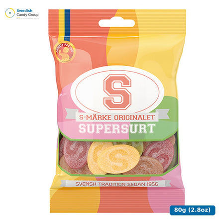 Candy People S-Märke Supersurt 80G – 18 påsar