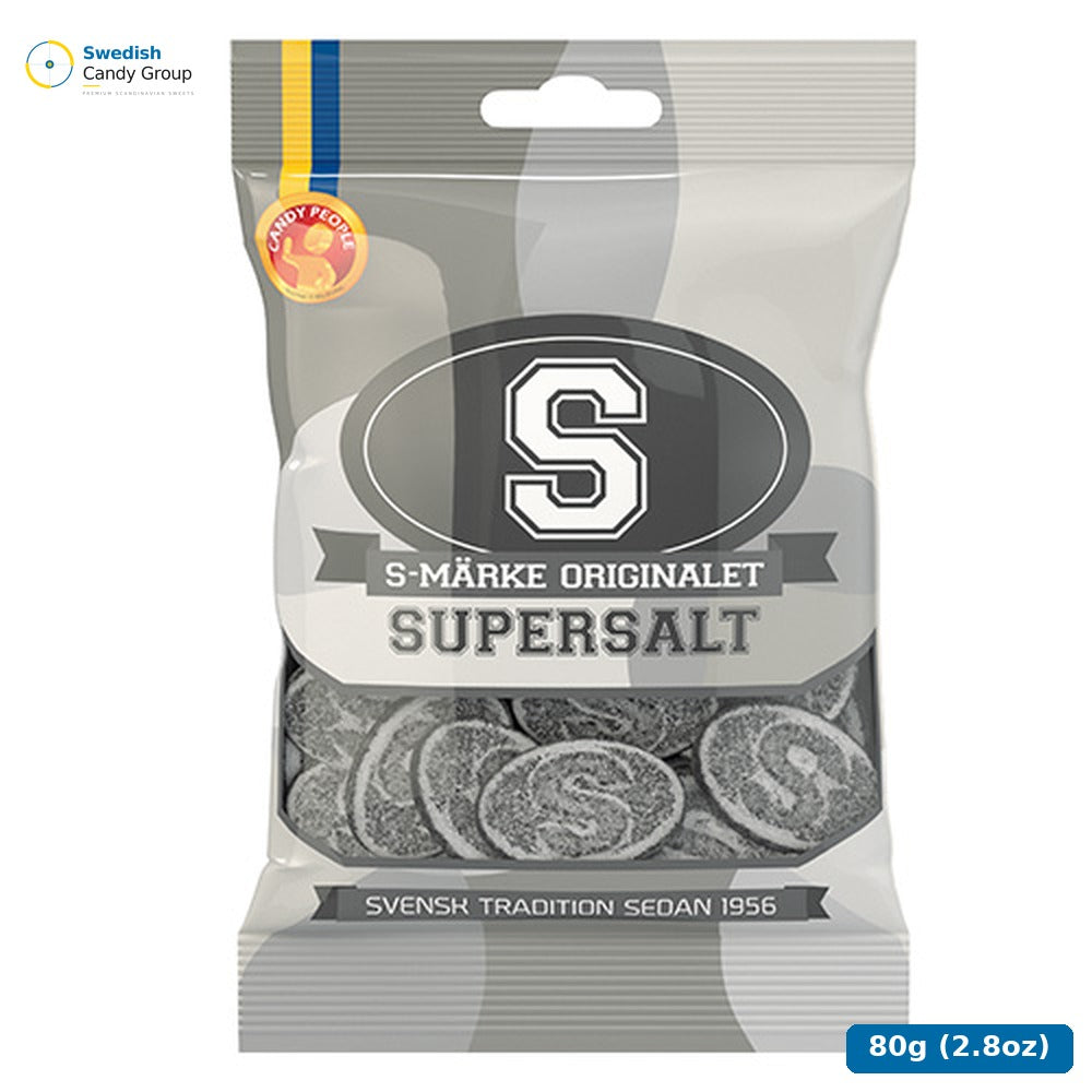 Candy People S-Märke Salta 80G — 18 bags