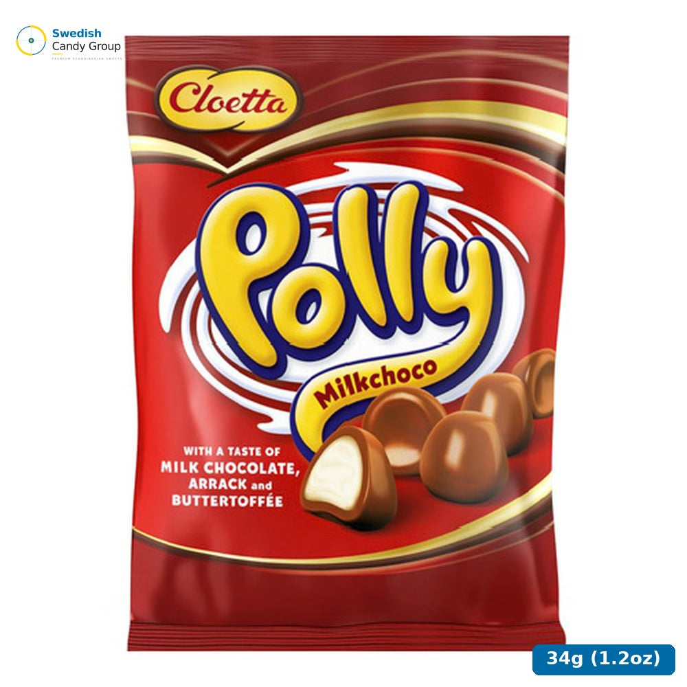 Cloetta Polly Milkchoco 40X34G — 40 bags