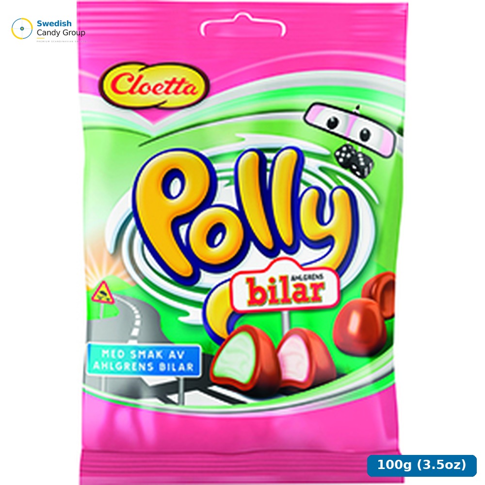 Cloetta Polly Bilar 100G - 20 St — 20 bags