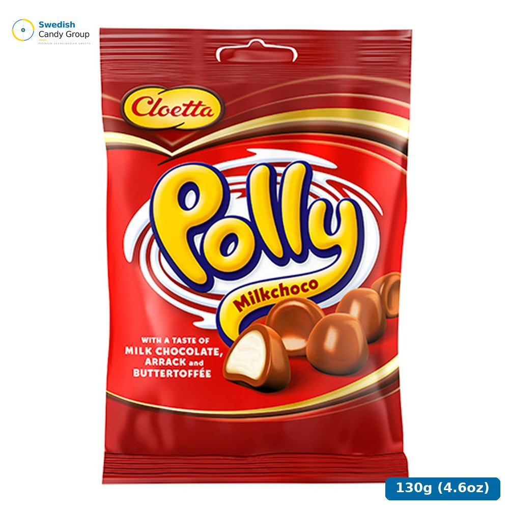 Cloetta Polly Röd 130G - 20 St — 20 bags