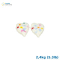 Jellioo White Leaves/Lenses 2,4kg (5.3lb)