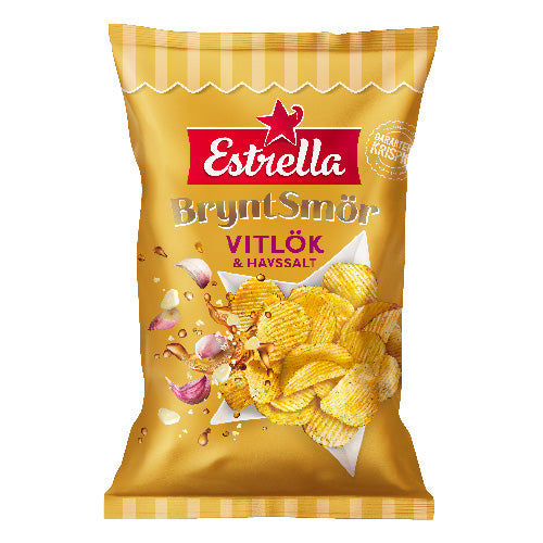 Estrella Brown Butter, Garlic Och Sea Salt Chips 21 x 175