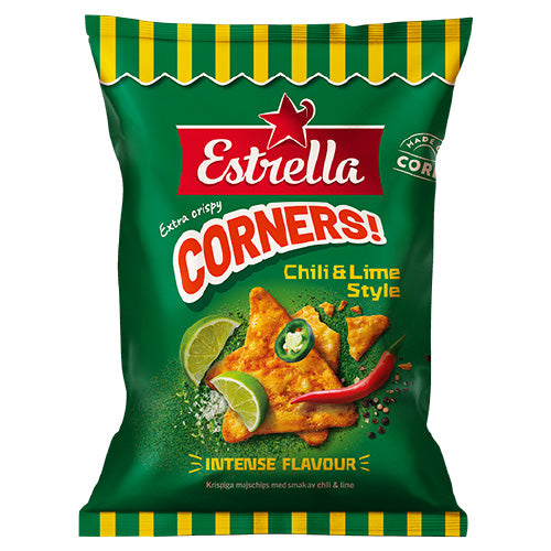 Estrella Corners Chili Lime Style 10x160g