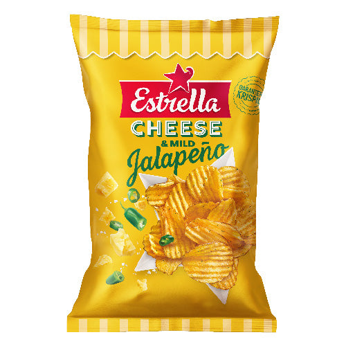 Estrella Cheese & Jalapeño Chips 21 x 175 g