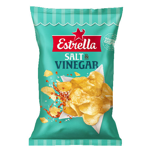 Estrella Salt & Vinäger Chips 175 g 21 pcs
