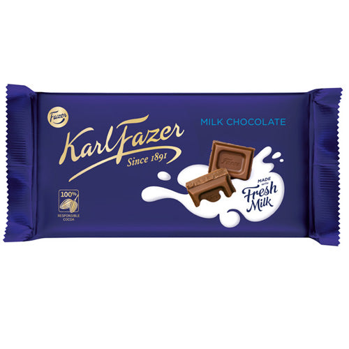Karl Fazer Milk Chocolate 145 Gr — 16 x 145g