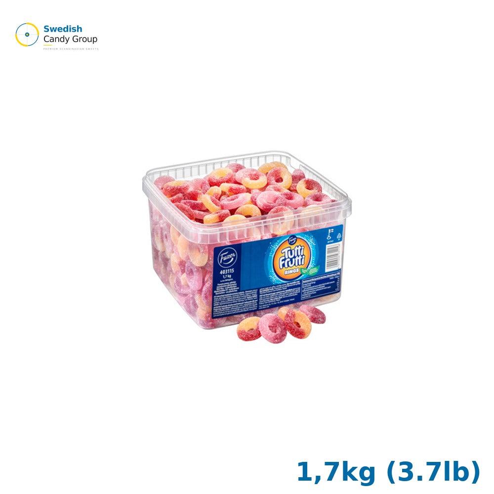 Fazer Tutti Frutti Rings — 1,7kg (3.7lb)
