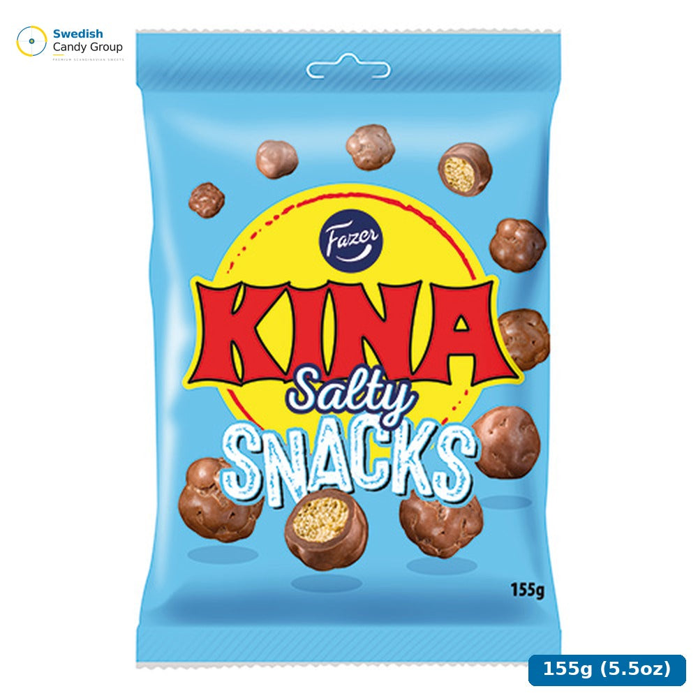Fazer Kina Blå Salty Snacks 155G — 15 bags