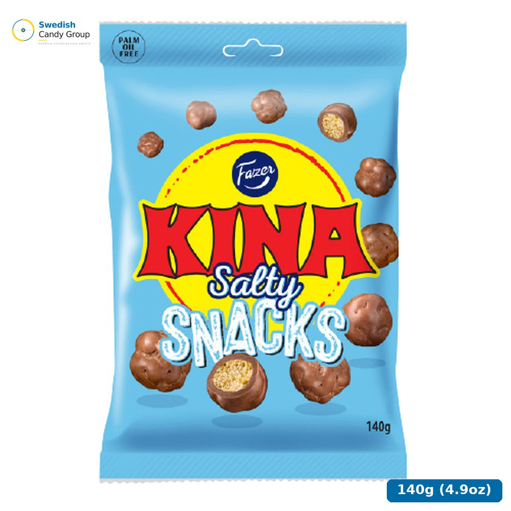 Fazer Kina Blå Salty Snacks 140G — 20 bags