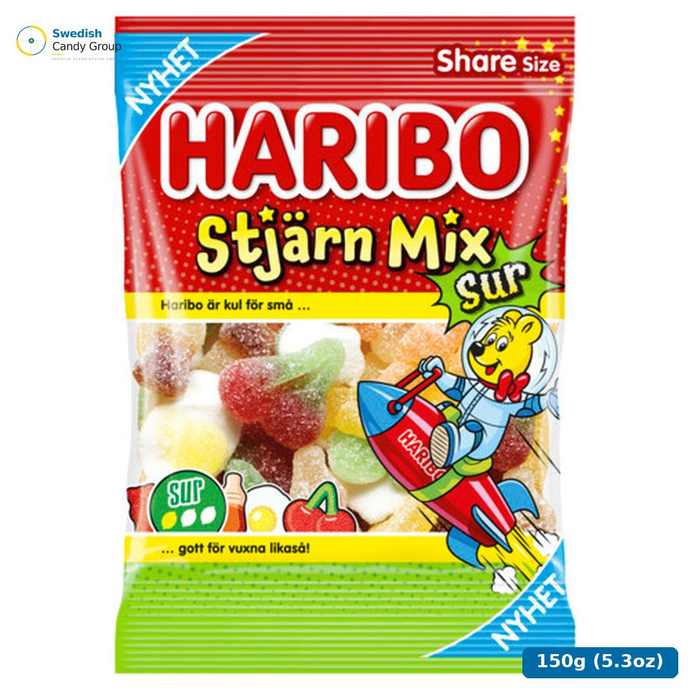 Haribo Stjärn Mix Sur 14 X 150G — 14 bags