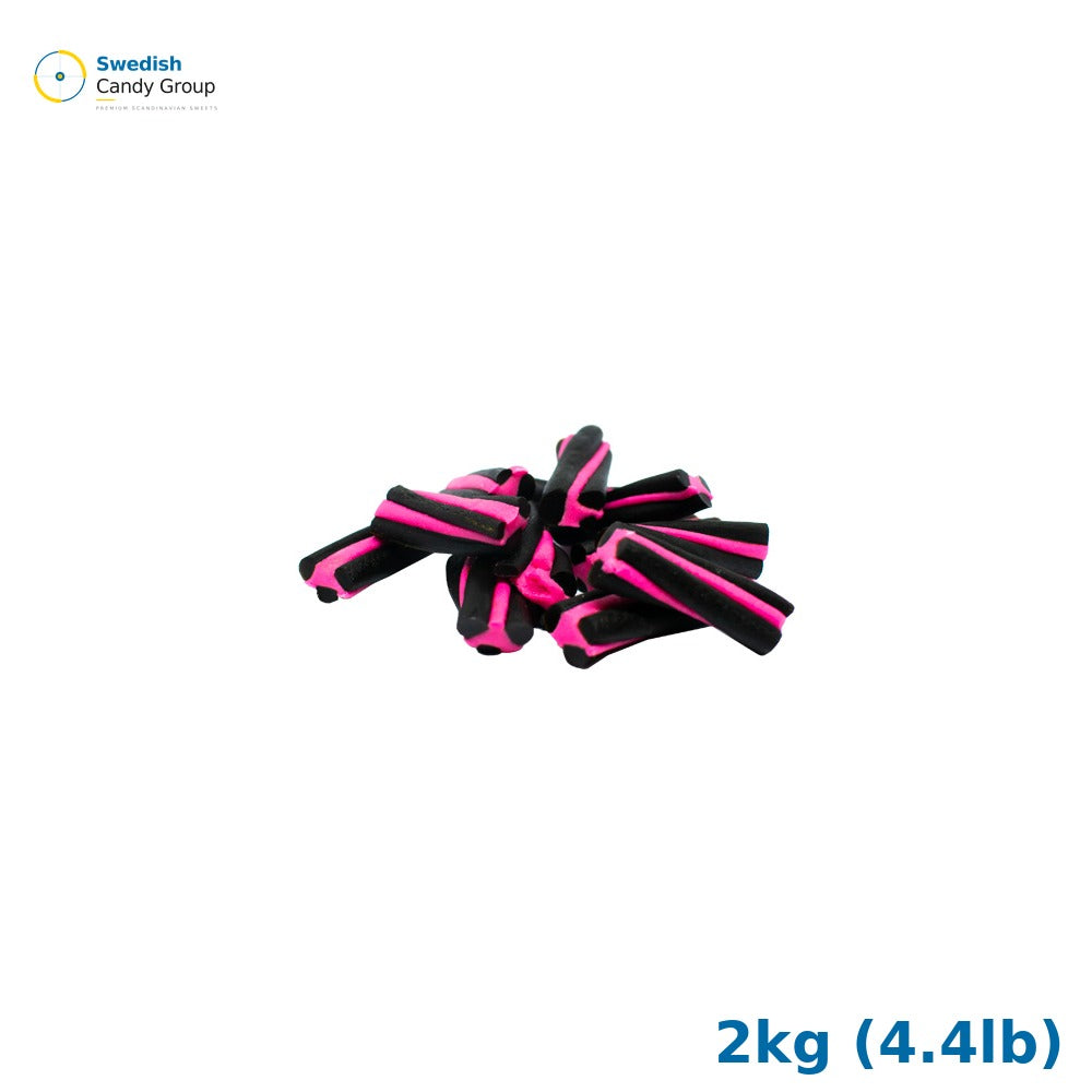 Jellioo Strawberry Licorice-skruv 2kg (4.4lb)
