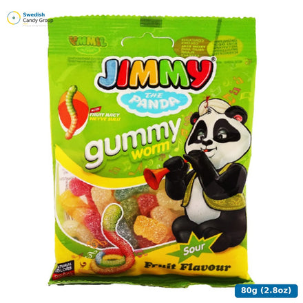 Jellioo Jimmy Sura maskar 80G – 12 påsar
