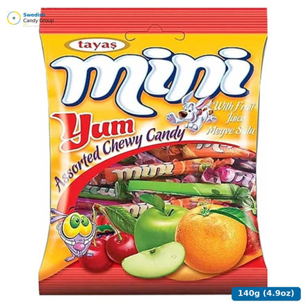 Jellioo Mini Yum blandade smaker 140G — 24 påsar