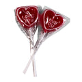 Jellioo I Love You Lollipop 17g (50 pcs klubbor)