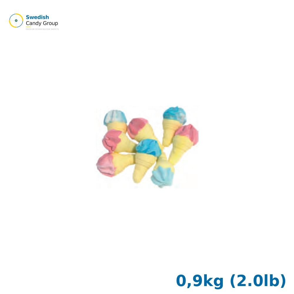 Konfektyr FoamMA Glasstrutar - 0,9kg (2.0lb)