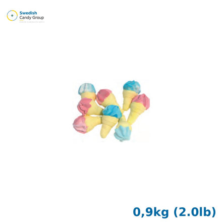 KonfektyrskumMA Glassstrutar - 0,9 kg (2,0 lb)