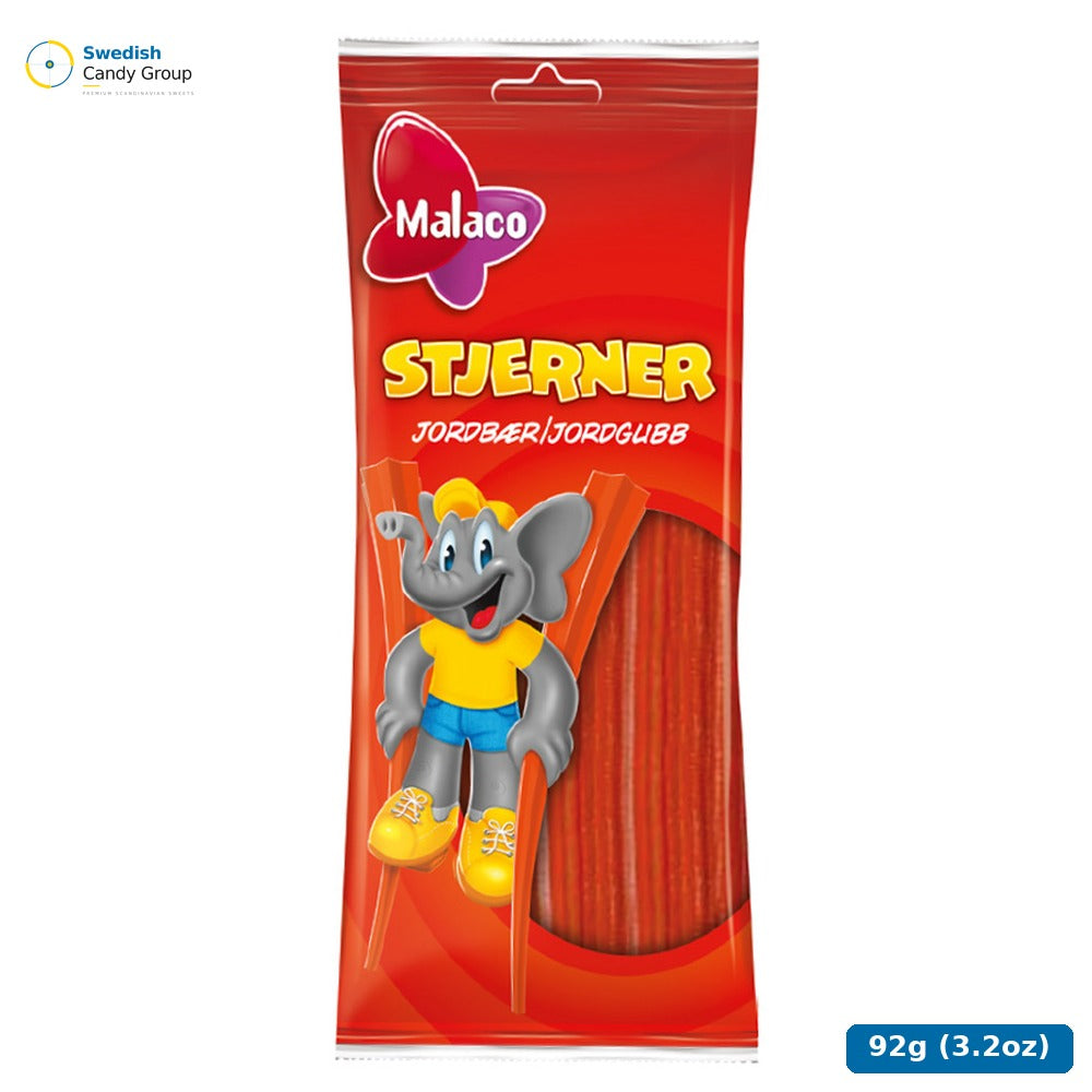 Cloetta Stjerner Jordbaer 24 X 92 G — 24 bags