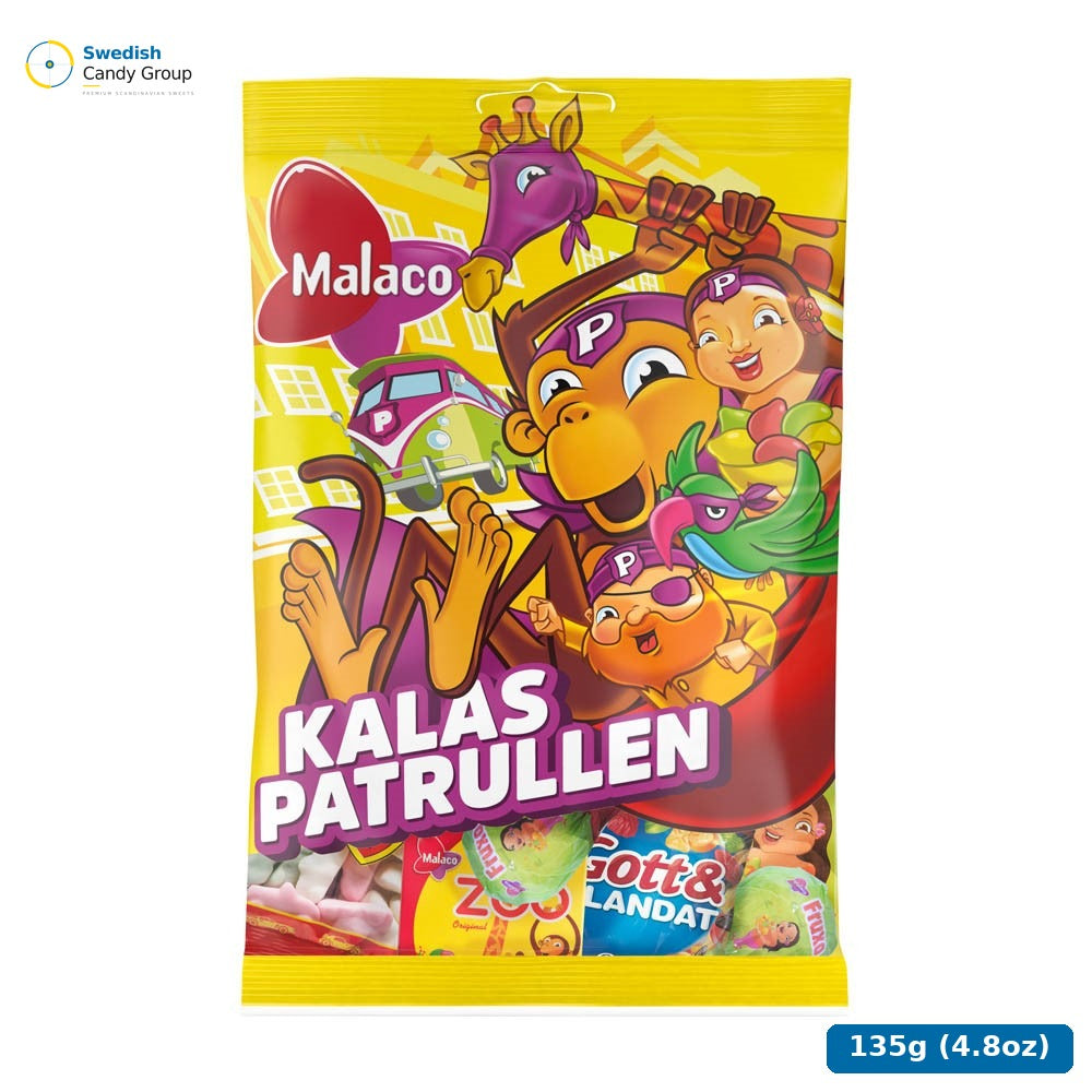 Cloetta Kalaspatrullen Malaco Påse 135 Gr - 24 St — 24 bags