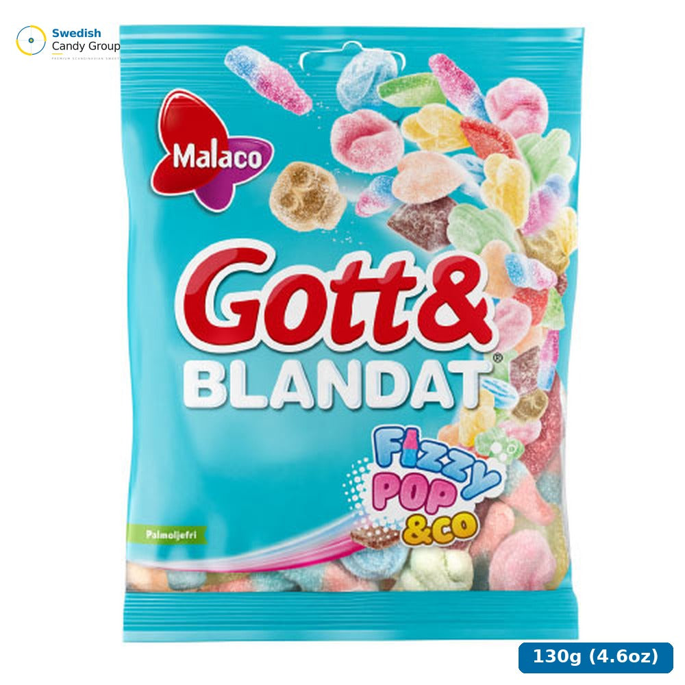 Cloetta Gott & Blandat Fizzy 130 G — 36 bags