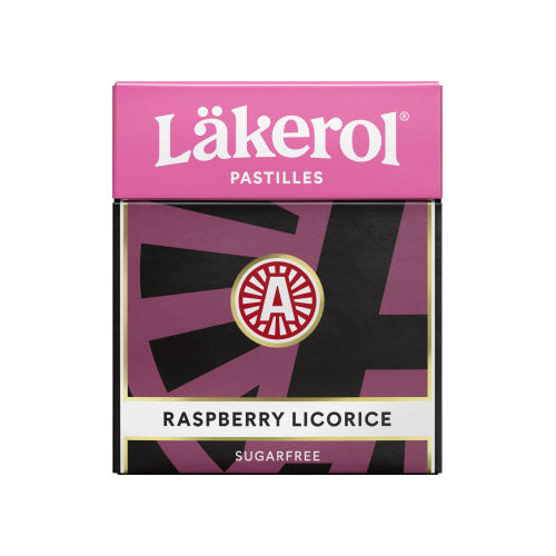 Läkerol Classic Raspberry Licorice 25g 1-PACK — 48 x 25g