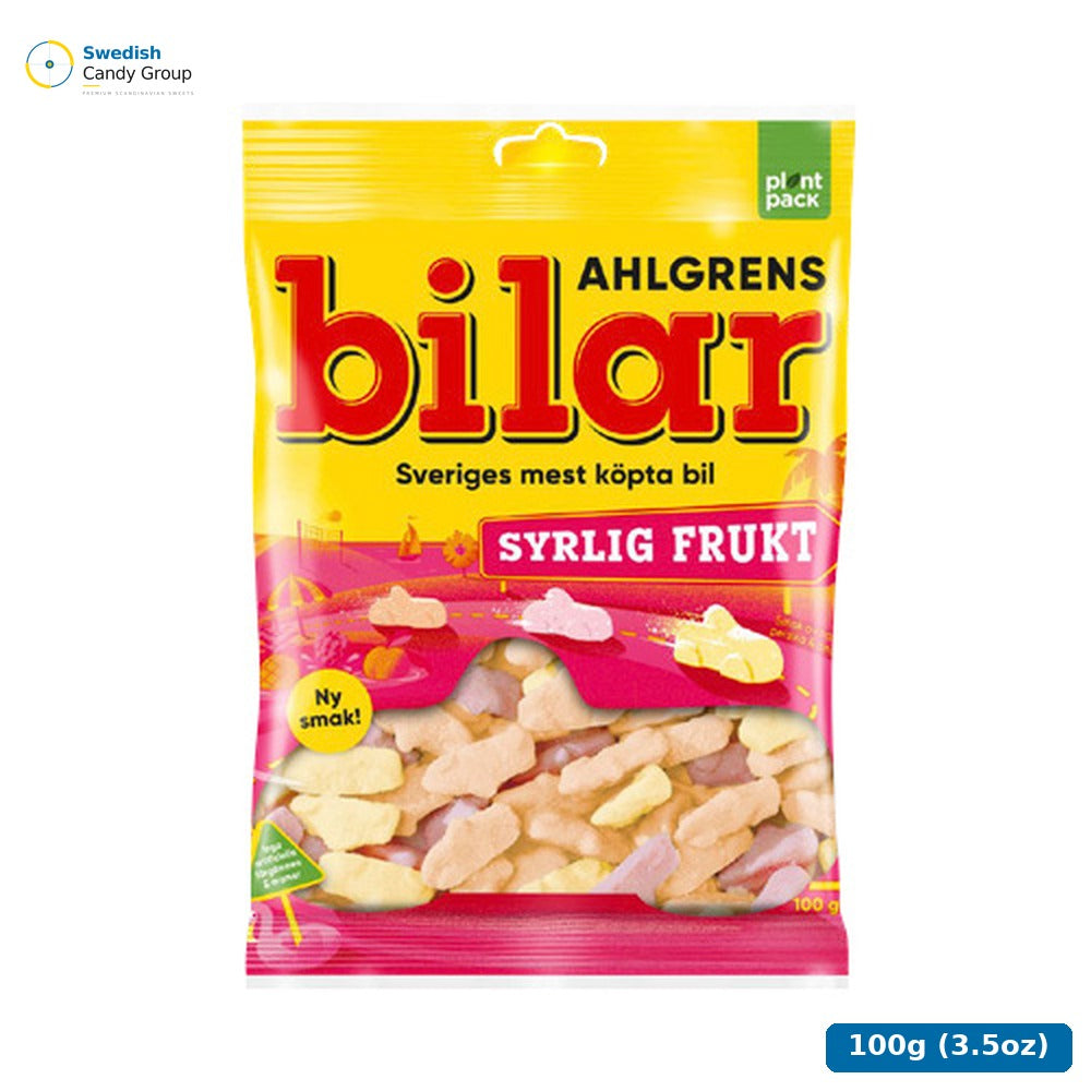 Cloetta Ahlgrens Bilar Syrlig Frukt 42 X100 G — 42 bags