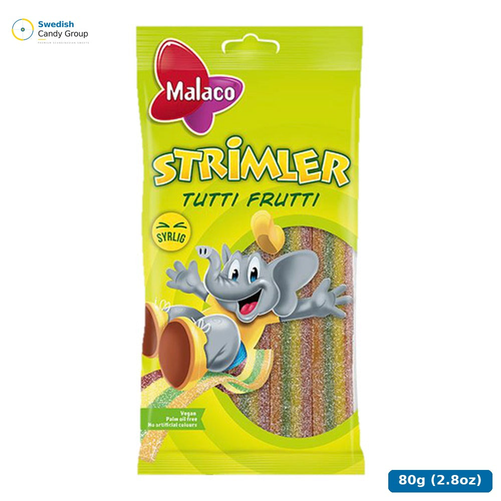 Cloetta Strimler Tutti Frut 30X80G — 30 bags