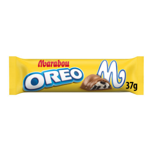 Marabou Milk Chocolate Oreo Individual Unit 37g — 48 x 37g