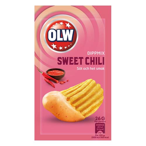 OLW Dip Mix Sweet Chili 26 g — 16 x 26g