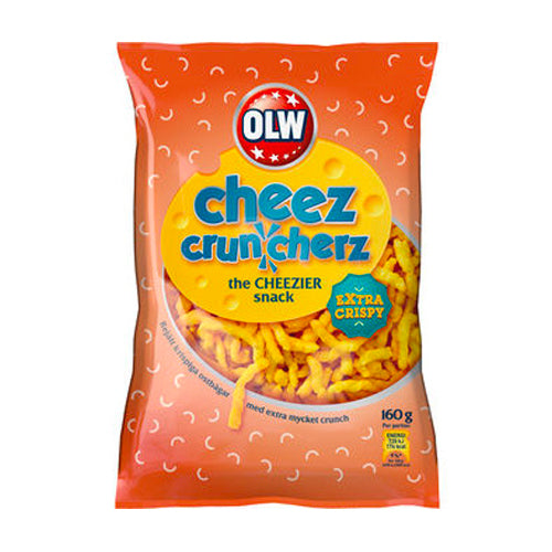 OLW Cheez Cruncherz 160g — 18 x 160g