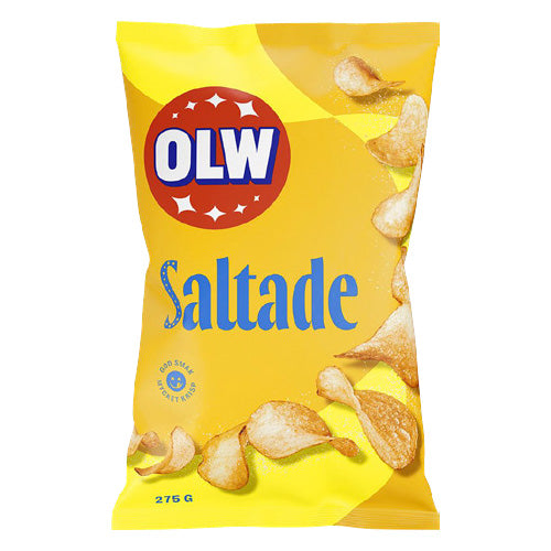 OLW Lightly Salted Chips 175 g — 18 x 175g