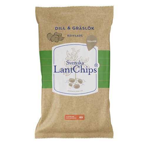Svenska Lantchips LantChips Dill Ridged 10 x 200g