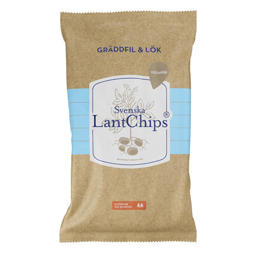 Svenska Lantchips LantChips Sour Cream & Lök 10 x 200g