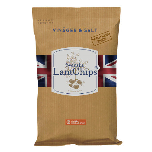 Svenska Lantchips Ltd LantChips Vinäger & Salt 10 x 200g