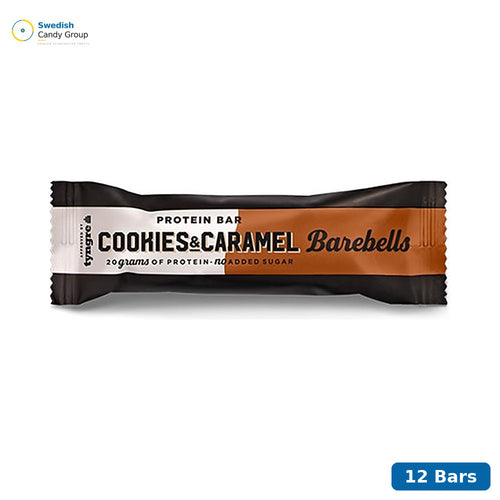 Barebells Protein Bar Cookies & Caramel 55g - 12 Pack - Barebells