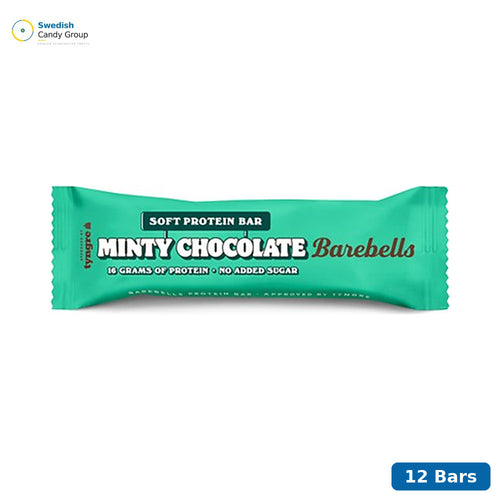 Barebells Protein Bar Minty Chocolate 55g - 12 Pack - Barebells