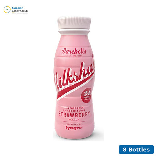 Barebells Protein Milkshake Strawberry 33cl - 8 Pack - Barebells